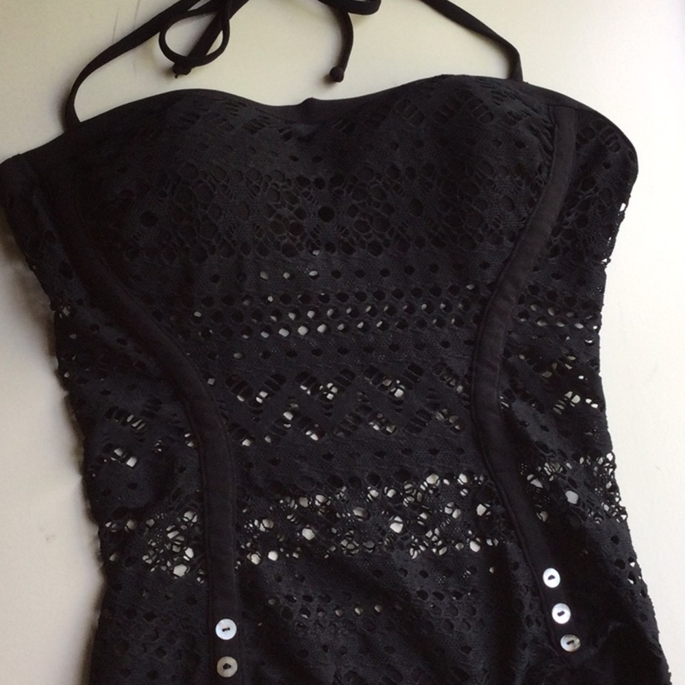 Like New! Robin Piccone Penelope Crochet One Piece - Size 6 - Picture 3 of 7